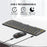 F69 Foldable Bluetooth-compatible Keyboard for Android  /  iOS  /  Windows with Mouse and Phone Stand Set - 6