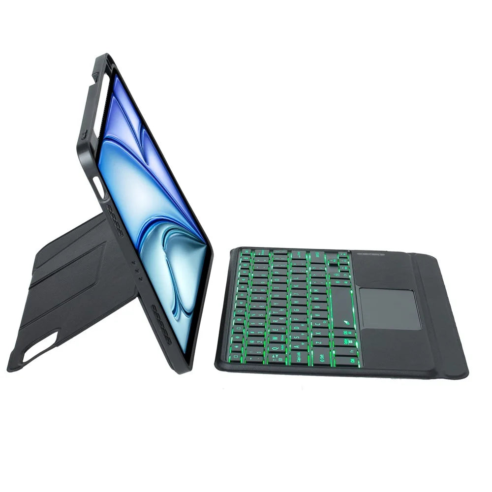 Bluetooth-compatible Keyboard for iPad Air 11 (2026) / (2025) / (2024) / iPad Air (2022) / (2020) / iPad Pro 11 (2022) / (2021) / (2020) / (2018) Stand Case - Black - 4