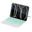 For iPad Pro 11 (2024) Detachable Bluetooth-compatible Keyboard Stand Case with Touchpad and Backlit - White - 2