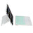 For iPad Pro 11 (2024) Detachable Bluetooth-compatible Keyboard Stand Case with Touchpad and Backlit - White - 5