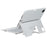 For iPad Pro 11 (2024) Detachable Bluetooth-compatible Keyboard Stand Case with Touchpad and Backlit - White - 6