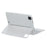 For iPad Pro 11 (2024) Detachable Bluetooth-compatible Keyboard Stand Case with Touchpad and Backlit - White - 7