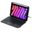 For iPad mini (2024) / (2021) Detachable Bluetooth-compatible Keyboard Stand Case with Touchpad and Backlit - Black - 2