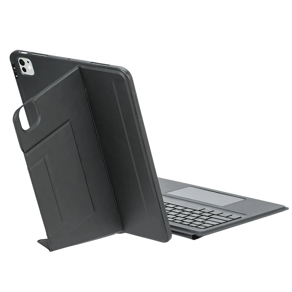 For iPad Pro 13 (2025) / (2024) Detachable Bluetooth-compatible Keyboard Stand Case with Touchpad and Backlit - Black - 7