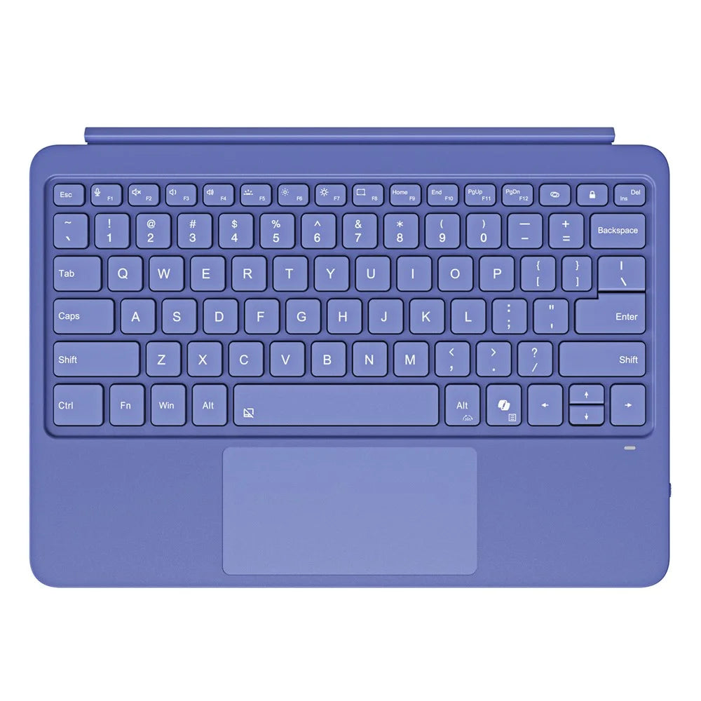 3109-AS For Microsoft Surface Pro 12inch Bluetooth-Compatible Backlit Touchpad Tablet Keyboard - Blue - 1