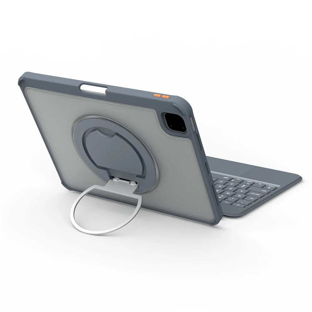 TU3607 Floating Magnetic Keyboard Case for iPad Air 11 (2026) / (2025) / (2024) / iPad (2025) / Air (2022) / (2020) / Pro 11 (2022) / (2021) / (2020) / (2018) / iPad 10.9 (2022) - Grey - 4