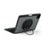 TU3607P For iPad Pro 11 (2024) M4 Floating Magnetic Keyboard Case with Rotating Stand - Black - 5