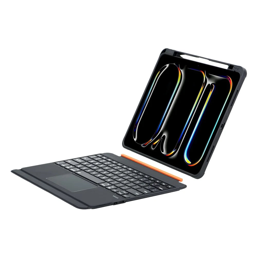 TU3609P For iPad Pro 13 (2025) / (2024) Backlit Design Floating Magnetic Keyboard Case with Rotating Stand - 3