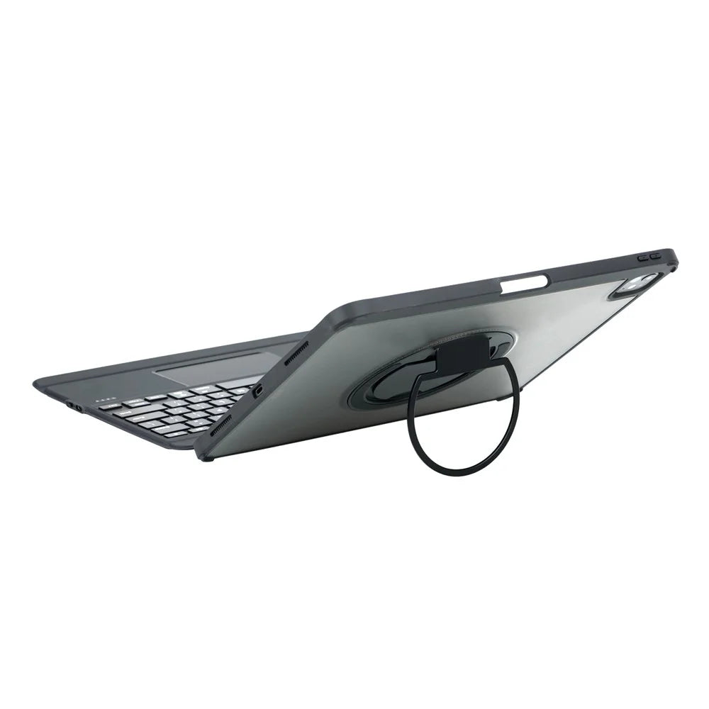 TU3609P For iPad Pro 13 (2025) / (2024) Backlit Design Floating Magnetic Keyboard Case with Rotating Stand - 6