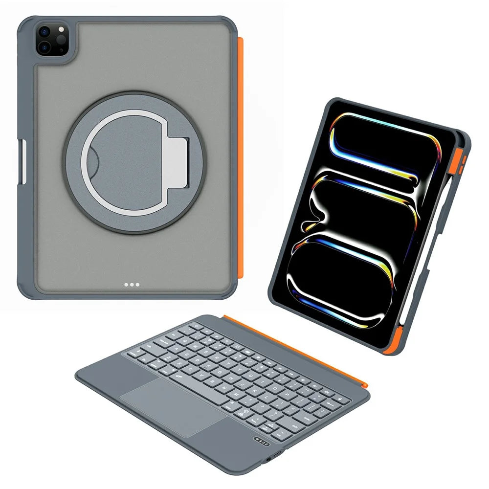3607 Keyboard Case for iPad (2025) / iPad 10.9 (2022) / iPad Air 11 (2026) / (2024) / (2025) / iPad Pro 11 (2018) / (2020) / (2021) / (2022) / iPad Air (2020) / (2022) - Grey - 1