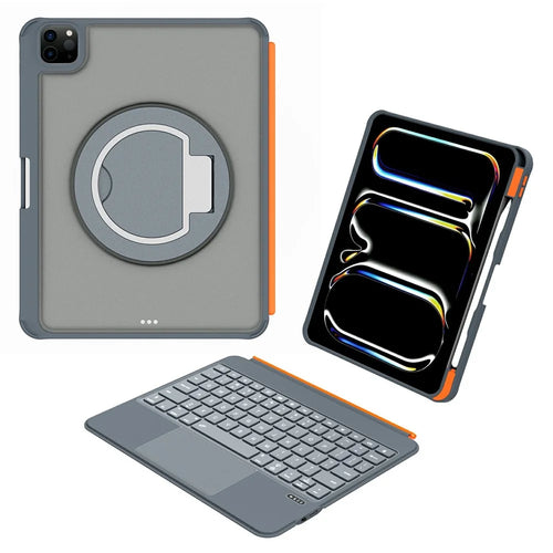3607 Keyboard Case for iPad (2025) / iPad 10.9 (2022) / iPad Air 11 (2026) / (2024) / (2025) / iPad Pro 11 (2018) / (2020) / (2021) / (2022) / iPad Air (2020) / (2022) - Grey - 1