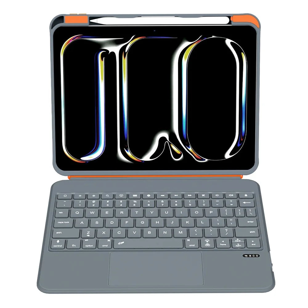 3607 Keyboard Case for iPad (2025) / iPad 10.9 (2022) / iPad Air 11 (2026) / (2024) / (2025) / iPad Pro 11 (2018) / (2020) / (2021) / (2022) / iPad Air (2020) / (2022) - Grey - 2
