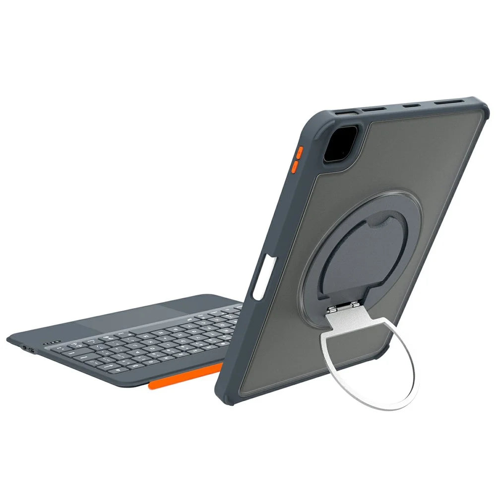 3607 Keyboard Case for iPad (2025) / iPad 10.9 (2022) / iPad Air 11 (2026) / (2024) / (2025) / iPad Pro 11 (2018) / (2020) / (2021) / (2022) / iPad Air (2020) / (2022) - Grey - 4