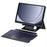For Samsung Galaxy Tab A9+ X210 / X215 / X216 Floating Bluetooth-compatible Keyboard Stand Case with Backlit - Black - 3