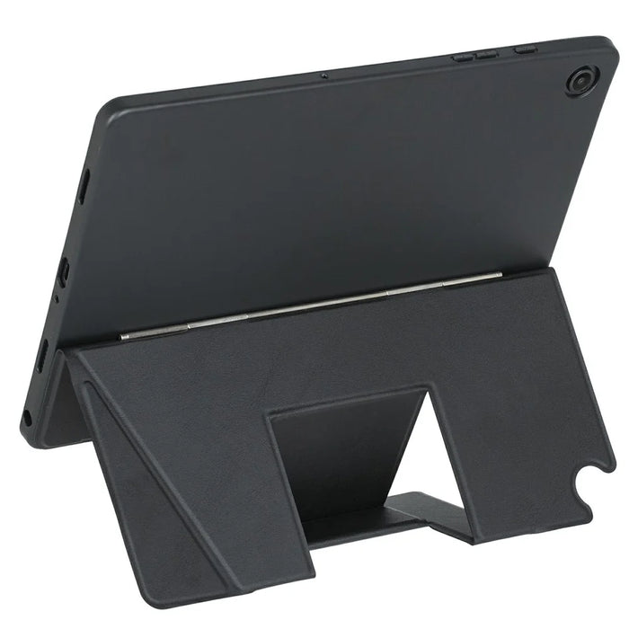 For Samsung Galaxy Tab A9+ X210 / X215 / X216 Floating Bluetooth-compatible Keyboard Stand Case with Backlit - Black - 7
