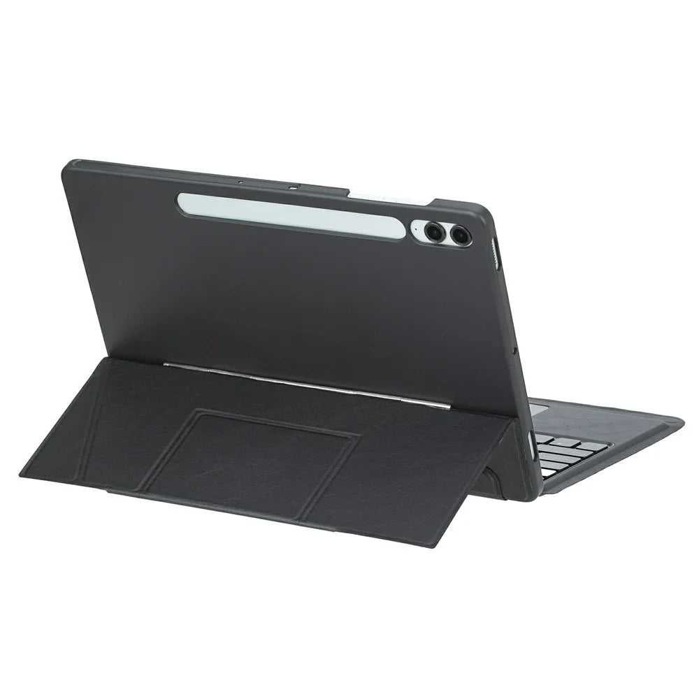 Bluetooth-compatible Keyboard for Samsung Galaxy Tab S10+ X820 / S9 FE+ X610 / X616 / S9+ X810 / X816B / X818U Floating Stand Case - Black - 3