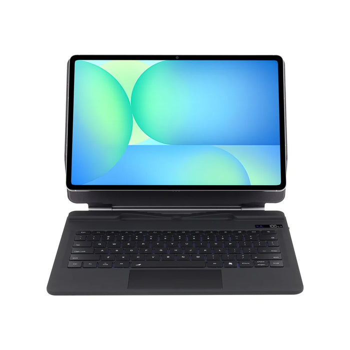 P820 For Samsung Galaxy Tab S10 FE+ X620 / X626B Floating Magnetic Keyboard Case with Backlit, Multi-Angle Stand - 2