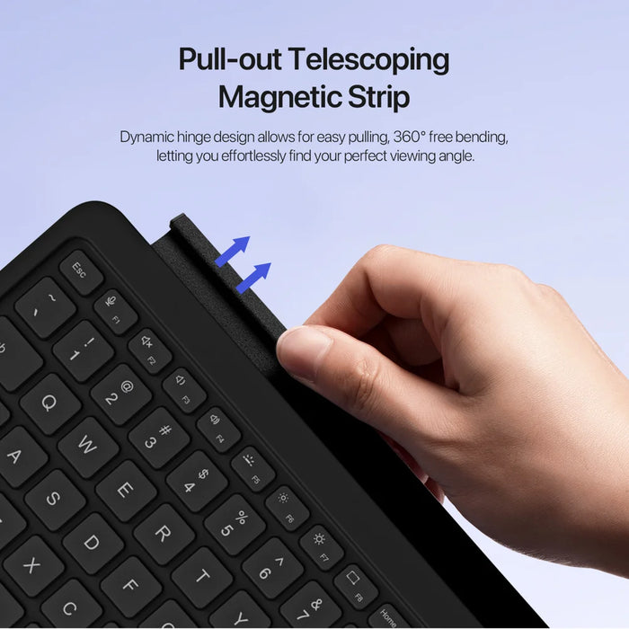 DUX DUCIS For Microsoft Surface Pro 12inch  CK Pro Series Magnetic Keyboard Touchpad with Backlit - Black - 6