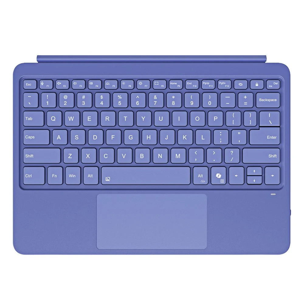 WP-12 For Microsoft Surface Pro 12 Inch Magnetic Wireless Bluetooth-compatible Keyboard with 7-Color Backlit - Sapphire - 1
