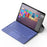 WP-12 For Microsoft Surface Pro 12 Inch Magnetic Wireless Bluetooth-compatible Keyboard with 7-Color Backlit - Sapphire - 3