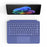 WP-12 For Microsoft Surface Pro 12 Inch Magnetic Wireless Bluetooth-compatible Keyboard with 7-Color Backlit - Sapphire - 4