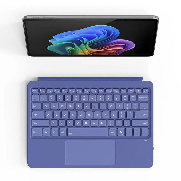 WP-12 For Microsoft Surface Pro 12 Inch Magnetic Wireless Bluetooth-compatible Keyboard with 7-Color Backlit - Sapphire - 4