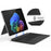 WP-12 For Microsoft Surface Pro 12 Inch Magnetic Wireless Bluetooth-compatible Keyboard with 7-Color Backlit - Sapphire - 7