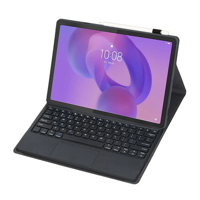 AM33-A For Lenovo Xiaoxin Pad 2025 Protective Case with Touchpad Keyboard Ultra Thin Detachable TPU Cover - Black - 7