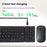B089 Wireless Keyboard Mouse Set Foldable Mini Bluetooth-Compatible Keyboard for Tablet Laptop - 6