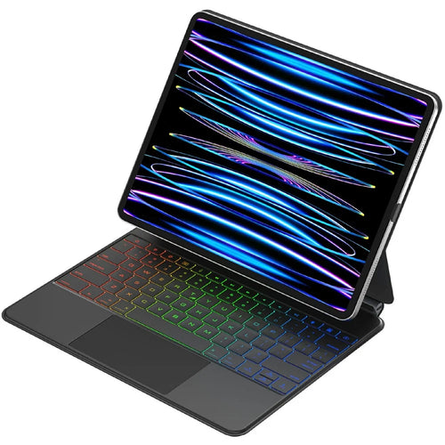 C129 Floating Magnetic Keyboard Case for iPad Air 13 (2024) / iPad Pro 12.9 (2022) / (2021) / (2020) with Backlit - 1