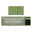 NILLKIN Cube Pocket Keyboard Foldable Bluetooth-Compatible Keyboard with Touchpad for iPad Android Windows - Green - 1