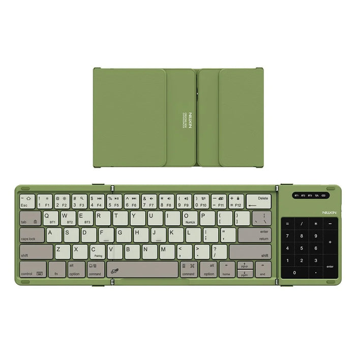 NILLKIN Cube Pocket Keyboard Foldable Bluetooth-Compatible Keyboard with Touchpad for iPad Android Windows - Green - 1