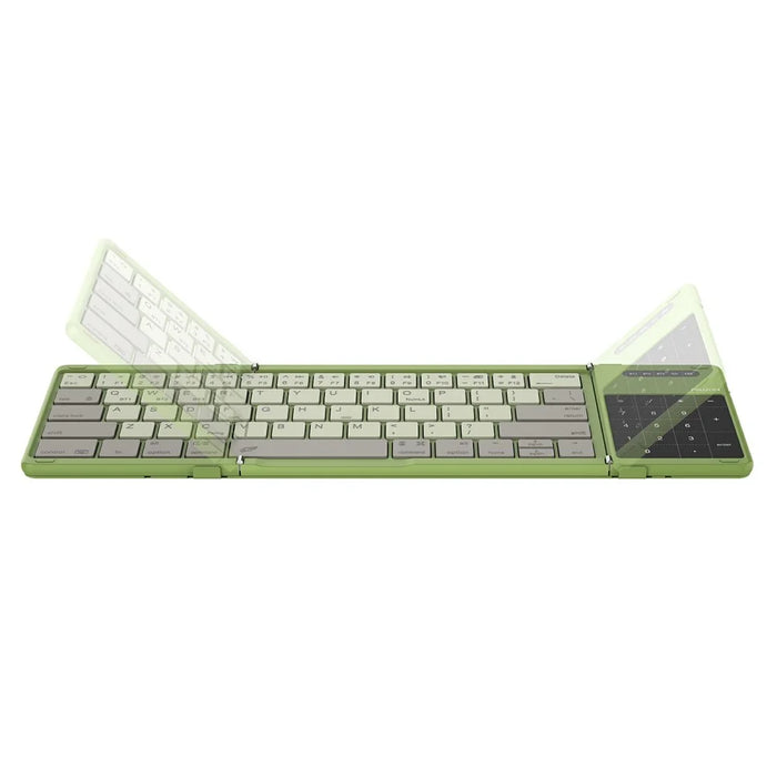 NILLKIN Cube Pocket Keyboard Foldable Bluetooth-Compatible Keyboard with Touchpad for iPad Android Windows - Green - 4