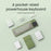NILLKIN Cube Pocket Keyboard Foldable Bluetooth-Compatible Keyboard with Touchpad for iPad Android Windows - Green - 6