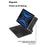 C13 Leather Keyboard Case For iPad Pro 11 (2024) Floating Magnetic Keyboard 7 Colors Backlight with Trackpad, Pin Connector - 2