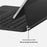 C13 Leather Keyboard Case For iPad Pro 11 (2024) Floating Magnetic Keyboard 7 Colors Backlight with Trackpad, Pin Connector - 4