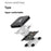 C13 Leather Keyboard Case For iPad Pro 11 (2024) Floating Magnetic Keyboard 7 Colors Backlight with Trackpad, Pin Connector - 6