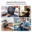 DUX DUCIS For Samsung Galaxy Tab S10 FE+  Bluetooth Keyboard Leather Case with Magnetic Floating Stand - Black - 4