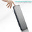 COTECI 60 Keys Harmonica Folding Keyboard Portable Wireless Bluetooth-compatible Keyboard with Stand - Grey - 5