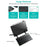 COTECI 60 Keys Harmonica Folding Keyboard Portable Wireless Bluetooth-compatible Keyboard with Stand - Grey - 7