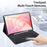DUX DUCIS For Samsung Galaxy Tab S11 Bluetooth-compatible Keyboard  TK Series Leather Cover Stand with Touchpad - Black - 6