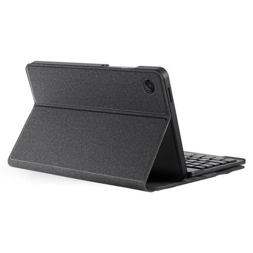 DUX DUCIS For Samsung Galaxy Tab A9 / Galaxy Tab A11 Bluetooth-compatible Keyboard  TK Series Leather Cover Stand with Touchpad - Black - 1