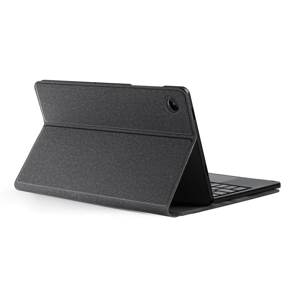 DUX DUCIS For Samsung Galaxy Tab A9+ / Galaxy Tab A11+ Bluetooth-compatible Keyboard  TK Series Leather Cover Stand with Touchpad - Black - 1