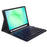 A230B For Samsung Galaxy Tab A11 Detachable Leather Case Bluetooth-Compatible Keyboard with Pen Slot - Black - 4