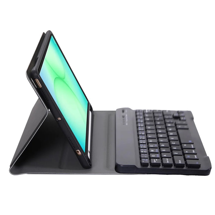 A230B For Samsung Galaxy Tab A11 Detachable Leather Case Bluetooth-Compatible Keyboard with Pen Slot - Black - 5