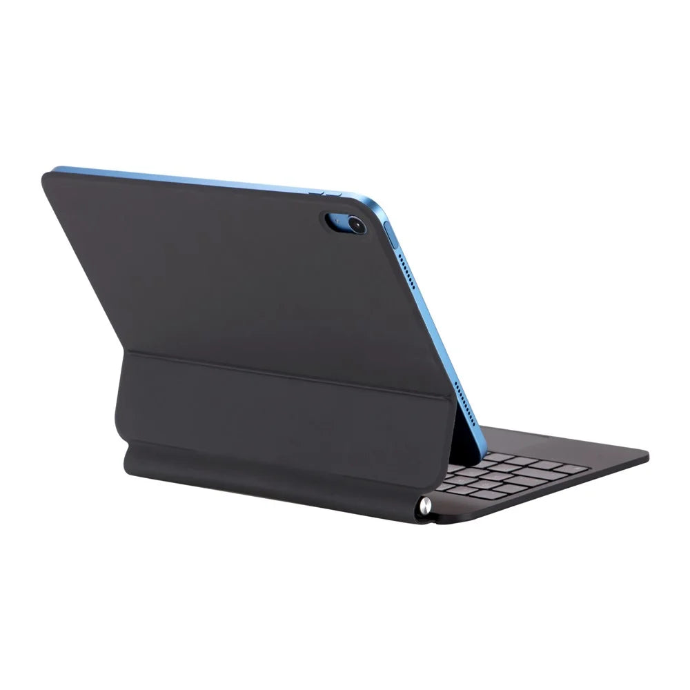 Keyboard Case For iPad (2025) / iPad 10.9 (2022) Floating Magnetic Keyboard Stand with Backlit - Black - 2