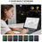 SK-S11D Protective Case with Keyboard / Mouse for Samsung Galaxy Tab S11 SM-X730 / SM-X736 / SM-X736B Detachable Backlit Wireless Keyboard Cover - Black - 4
