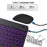 SK-S11D Protective Case with Keyboard / Mouse for Samsung Galaxy Tab S11 SM-X730 / SM-X736 / SM-X736B Detachable Backlit Wireless Keyboard Cover - Black - 5
