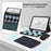 SK-S11D Protective Case with Keyboard / Mouse for Samsung Galaxy Tab S11 SM-X730 / SM-X736 / SM-X736B Detachable Backlit Wireless Keyboard Cover - Black - 6