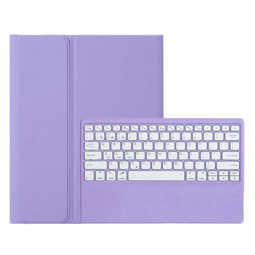 A930B For Samsung Galaxy Tab S11 Ultra Bluetooth-compatible Keyboard Detachable Leather Case with Pen Slot - Lilac Purple - 1